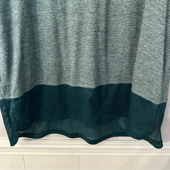 Champion C9 Women’s Short Sleeve Heathered Green Athletic Mesh Top Size XXL GUC - Picture 3 of 7